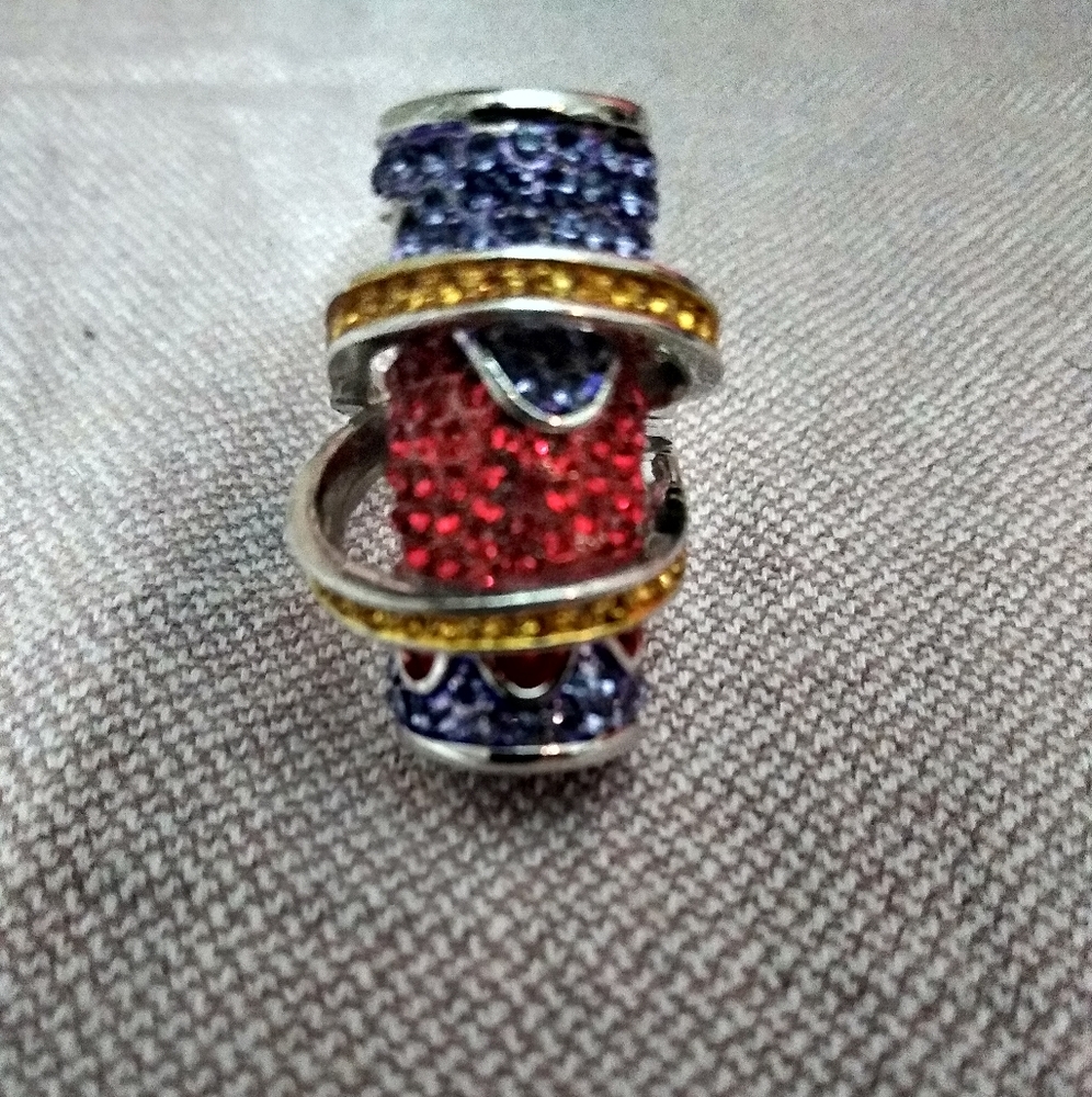 Crystal Cocktail Ring